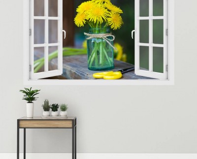yellow-wildflowers-in-a-jar-floral-jar