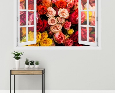 bouquet-of-multicolored-roses-floral