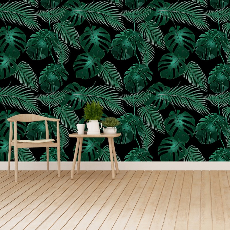 /Tropical jungle Removable Wallpaper | LoccoDecals.com