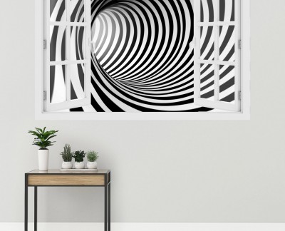 black-and-white-spiral-tunnel-abstract
