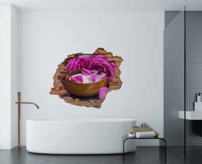 spa-pink-rose-lotion-flower-wooden